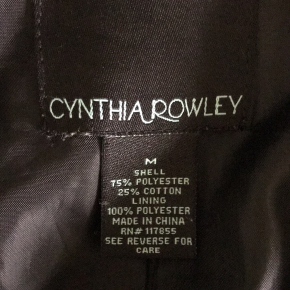 Black Cynthia Rowley jacket - Picture 4 of 5